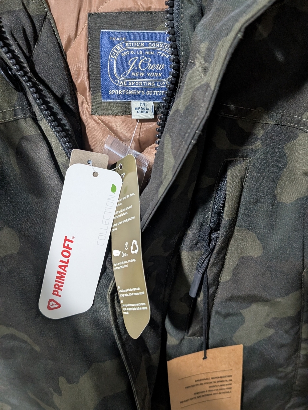 NWT J. Crew Parka (Nordic) with Eco-friendly PrimaLoft® - Picture 8 of 9